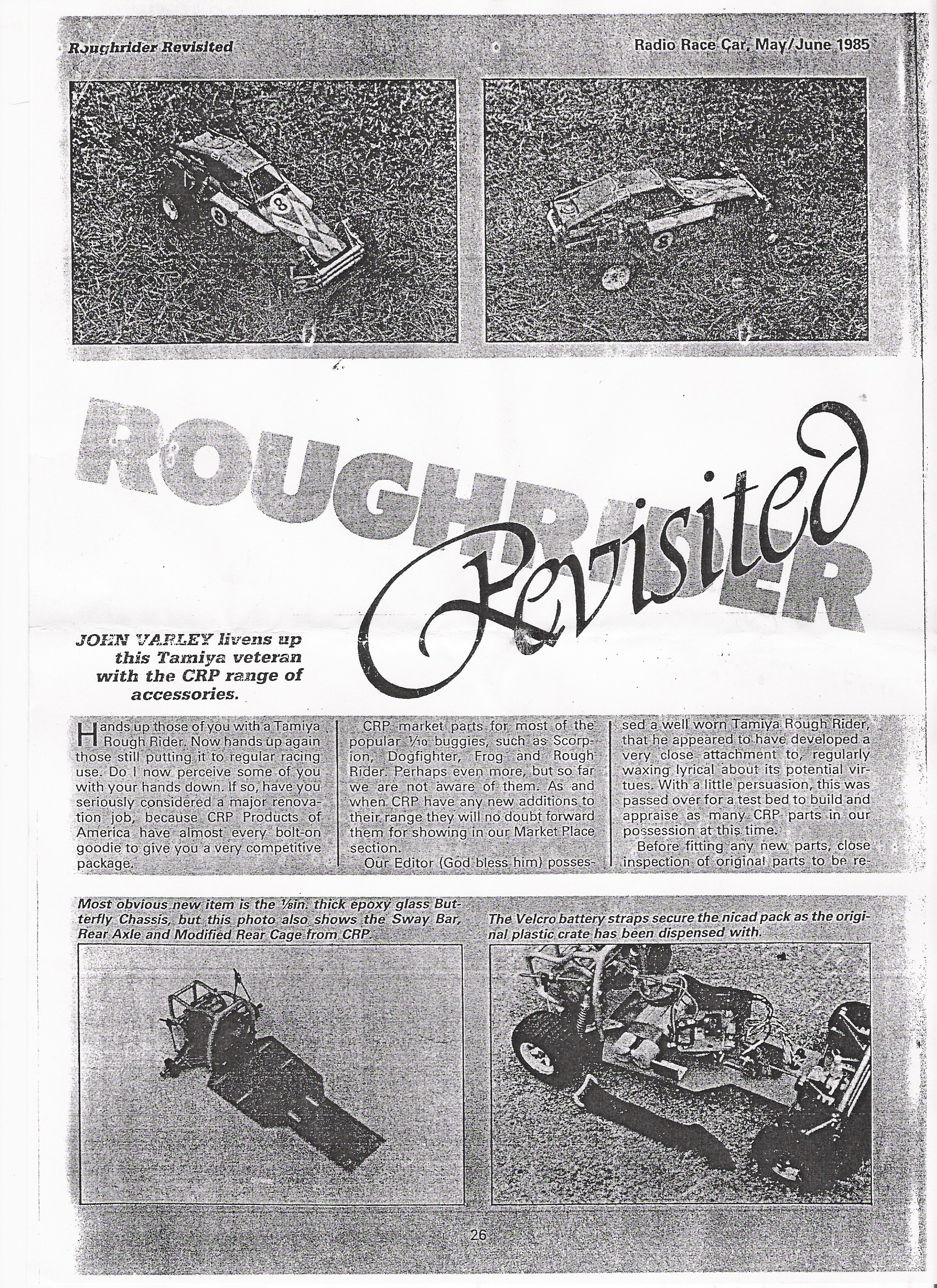 Radio Race Car's May/June 1985 'Rough Rider Revisited' article