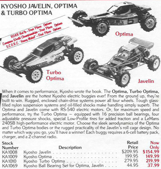 From Radio Control Car Action August 1987, pg 85